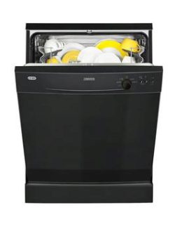 Zanussi Zdf21001Na 12-Place Full Size Dishwasher - Black